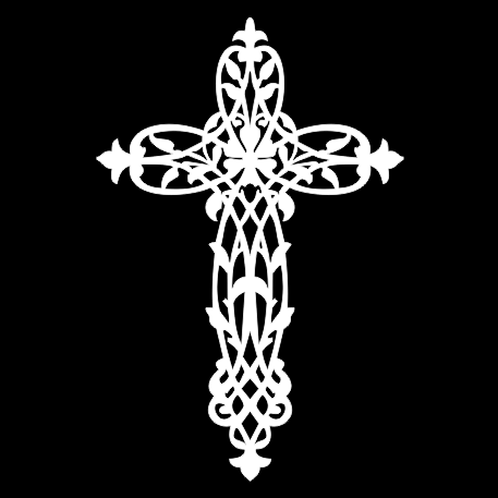 #1032 Le Mesa Cross Stencil