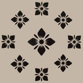 #1033 Madison Flower Stencil