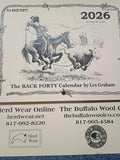 2026 "Back Forty" Calendar by Lex Graham