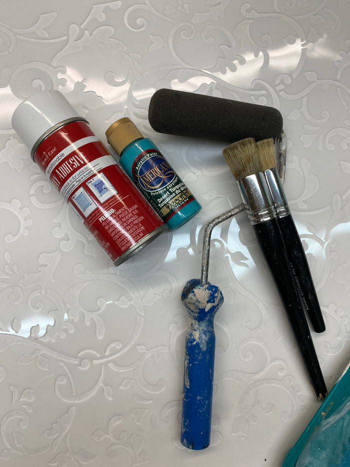 Nora Paige Stencil with stenciling tools