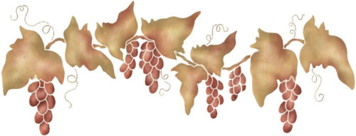 #409 Fresco Grapes Stencil
