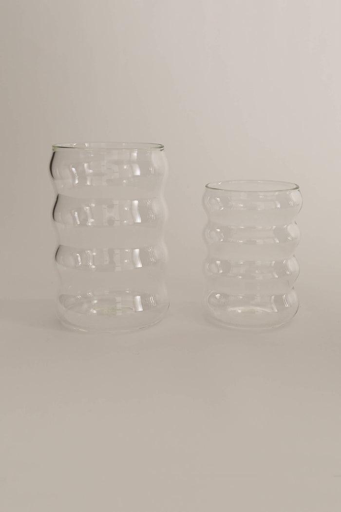 6oz Ripple Cup, Clear - Glassware by Carlyle Avenue