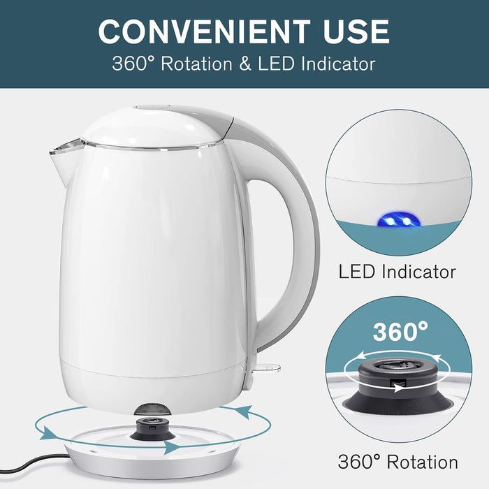 A0641, Electric Kettle,1.8L 1500W Tea Kettle Water Boiler