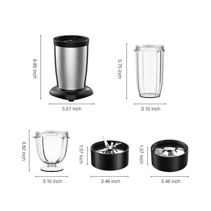 A0814, Pro 850W Bullet Personal Blender   &