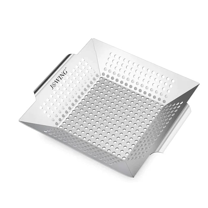 A0935,, Heavy Duty Stainless Steel Grill Basket &