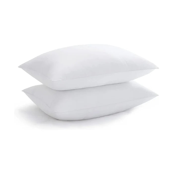 A0986, Bed Pillows for Sleeping, Queen and King Size, White 2 Count