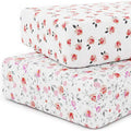 A1029, Baby Crib Sheets Baby & Toddler Mattress Cover Set, 2 Pack  (Mixed Color)