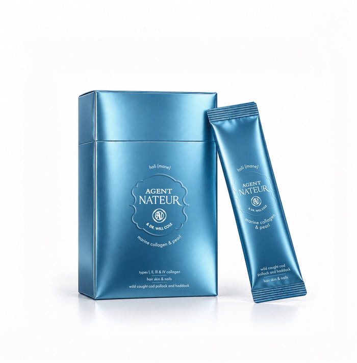 Agent Nateur | holi (mane) sachets marine collagen peptides and pearl hair, skin, nails - Agent Nateur - Living with Ivey