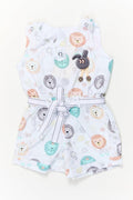 The Nesavu Baby Rompers/Onesies Animal Print Cotton Romper for Baby Boys and Girls Nesavu 16 (1Y) / Multicolor / Cotton Blend BFJ916A-16 Nesavu unisex baby romper with animal print and toy detail – perfect for playtime and travel