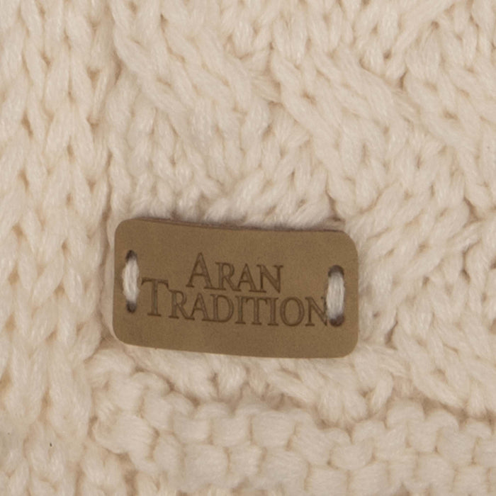 Aran Cable Knit Classic Scarf Wrap in Tradition & Warmth with Aran Cable Knit Classic Scarf