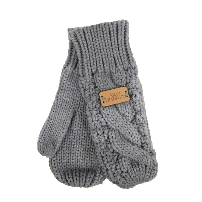 Aran Cable Knit Mittens Stay Cozy & Chic with Aran Cable Knit Mittens | Diamond Cable Design