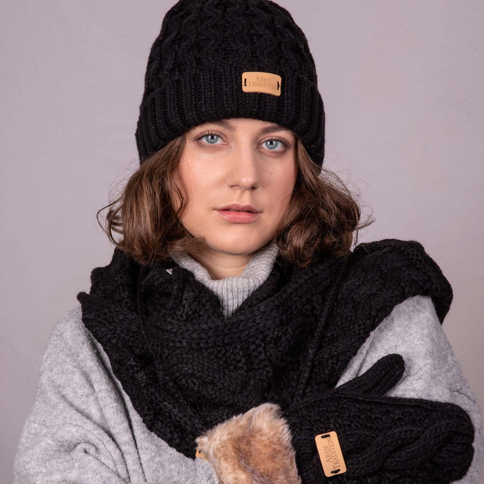 Aran Cable Knit Snood Aran Cable Knit Snood | Chunky Multi-Cable Design | Soft 3GG Knit