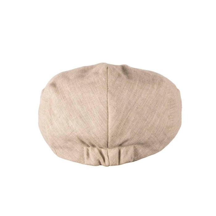 Classic Linen Flat Cap - Arthur Style at Heritage Traditions