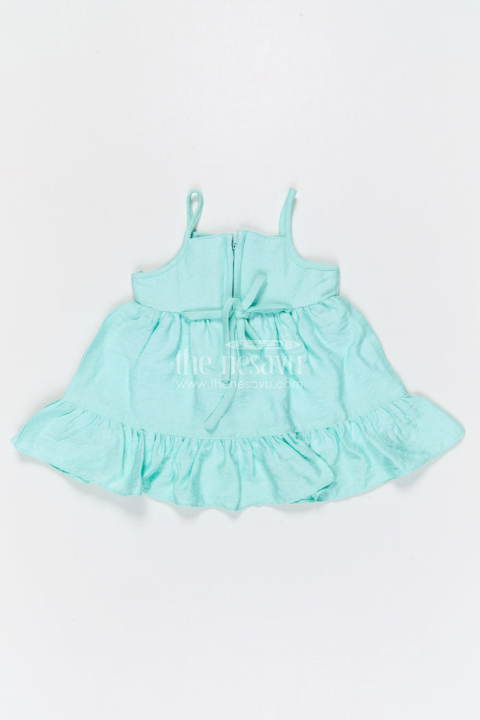 The Nesavu Baby Cotton Frocks Baby Cotton Frock for Birthday and Summer Outings Nesavu Nesavu baby bubble crepe cotton frock for birthday and summer wear