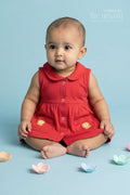 The Nesavu Baby Frocks Baby Girl Cotton Frock for Birthday and Festive Days Nesavu 10 (NB) / Purple / Cotton BFJ938A-10 Nesavu Baby Girl Cotton Jersey Frock For Birthdays Festive Occasions And Special Celebrations