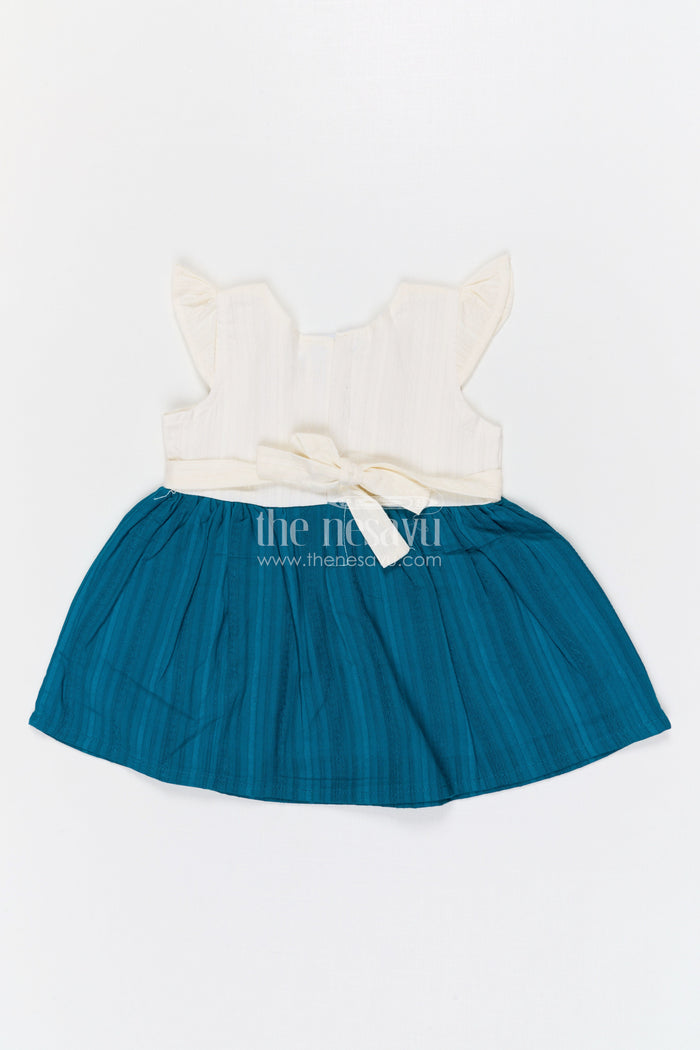 The Nesavu Baby Cotton Frocks Baby Girl Cotton Frock for Birthdays and Family Celebrations Nesavu Nesavu baby girl cotton frock with cute pockets for birthdays outings and baby celebrations