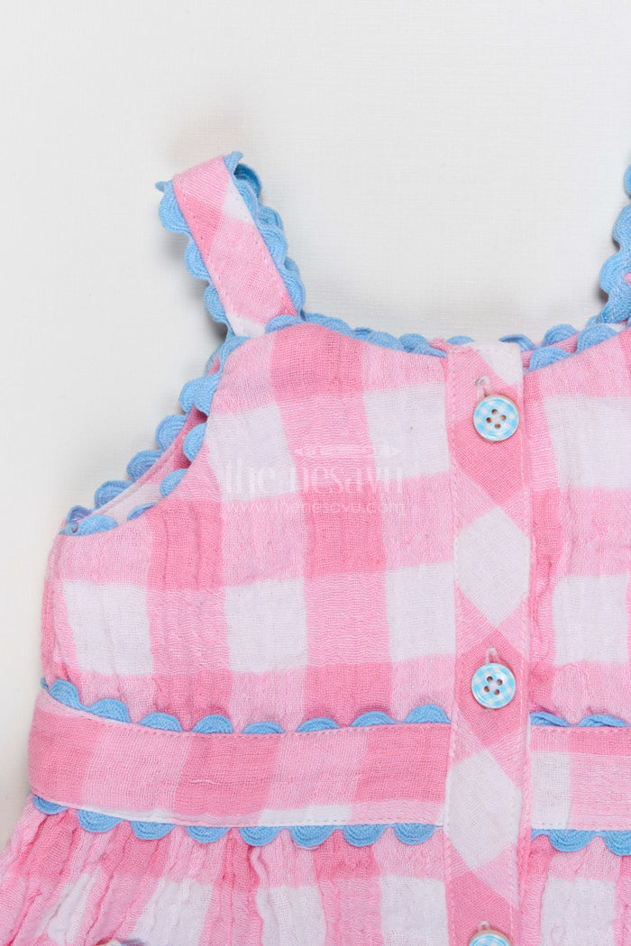 The Nesavu Baby Frocks Baby Girl Muslin Frock for Birthday and Family Photos Nesavu Nesavu Baby Girl Muslin Cotton Frock With Headband For Birthdays And Special Family Occasions