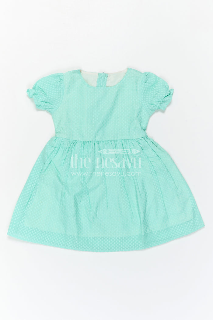 The Nesavu Girls Cotton Frock Baby Girl Outfit with Embroidered Jacket for Festive Wear and Outings Nesavu Nesavu Baby Girl Outfit With Embroidered Jacket For Festive Wear And Outings In Soft Cotton Comfort