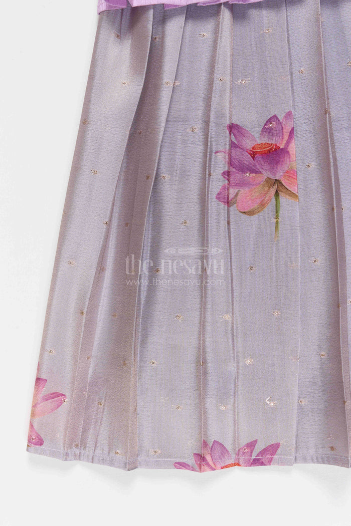 The Nesavu Pattu Pavadai Baby Girl Pattu Pavadai for Traditional Functions and Birthdays Nesavu Nesavu Baby Girl Pattu Pavadai Semi Banaras Silk Dress For Traditional Celebrations