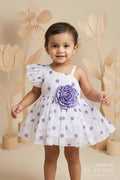 The Nesavu Baby Fancy Frock Baby Girl Satin Frock for Birthday Parties and Photo Moments Nesavu 14 (6M) / Blue / Satin BFJ963B-14 Nesavu baby girl satin party frock for birthdays photo shoots and special celebrations