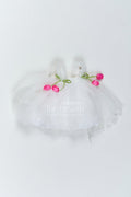 The Nesavu Girls Fancy Party Frock Baby Girl Tulip Party Frock for First Birthdays and Milestone Portraits Nesavu 12 (3M) / off white / Plain Net PF331G-12 Nesavu Baby Girl Tulip Net Frock For First Birthdays Milestone Portraits Cake Cutting And Celebrations