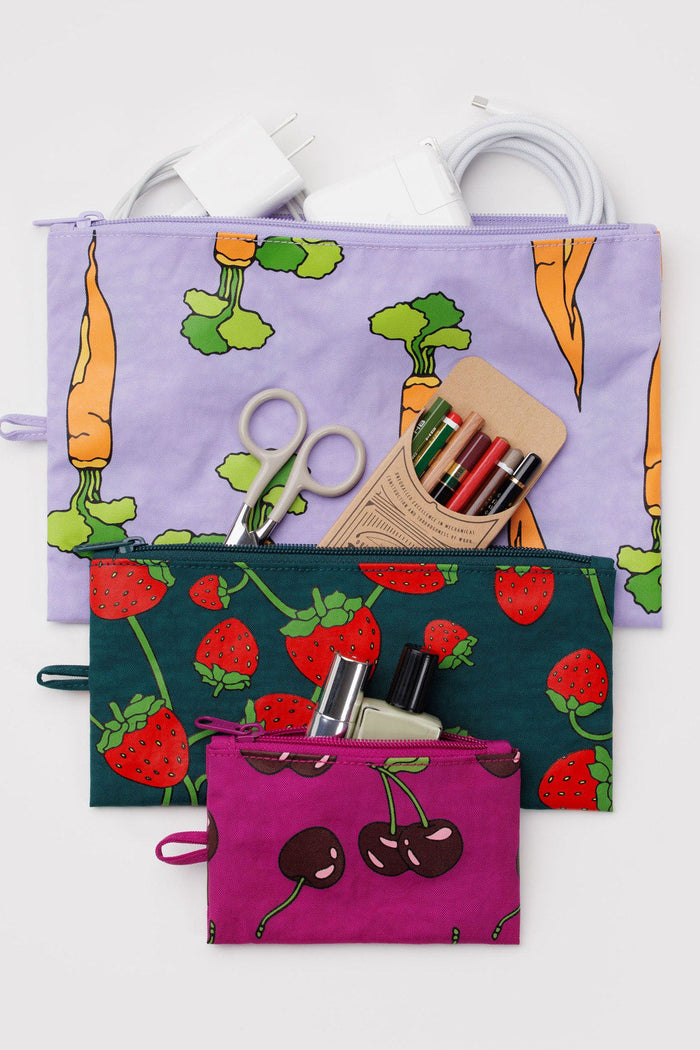 BAGGU Pochettes Plates - Carotte et Fruits
