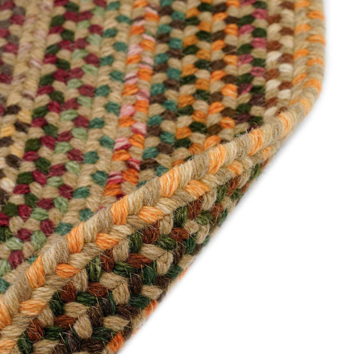 Bear Creek Wheat Braided Rug Oval image