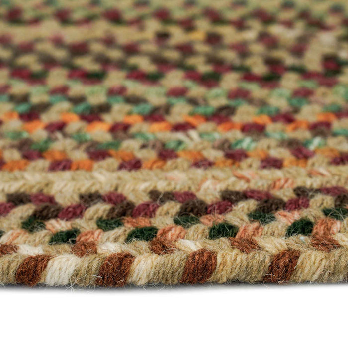 Bear Creek Wheat Braided Rug Oval image