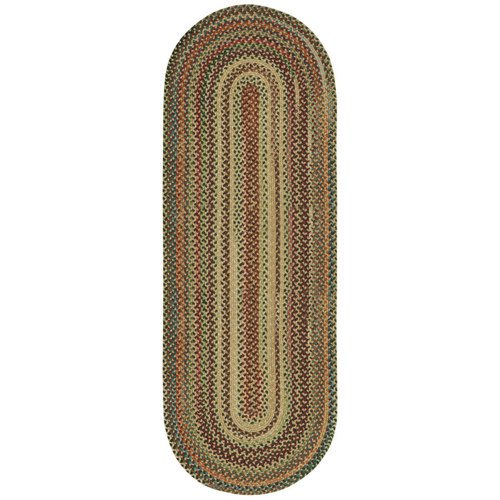 Bear Creek Wheat Braided Rug Oval image