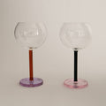 Bilboquet Wine Glasses, Twilight -  by Carlyle Avenue