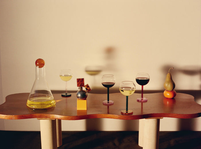 Bilboquet Wine Glasses, Twilight -  by Carlyle Avenue