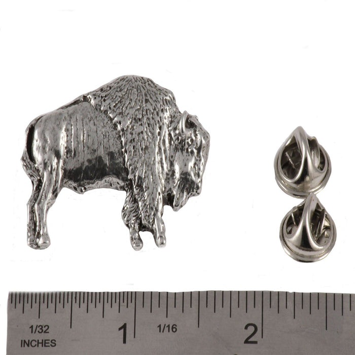 Bison hat and tie pin Accessories The Buffalo Wool Co.