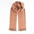 Boucle Tweed Soft Touch Blanket Scarf - Oversized & Stylish