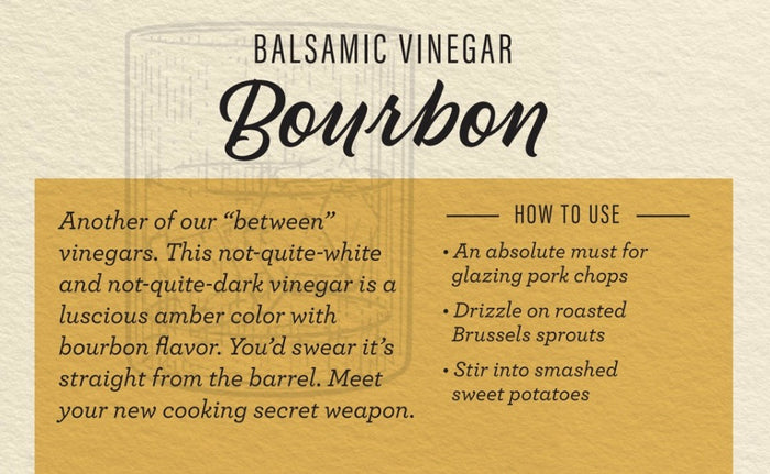 Bourbon White Balsamic Vinegar