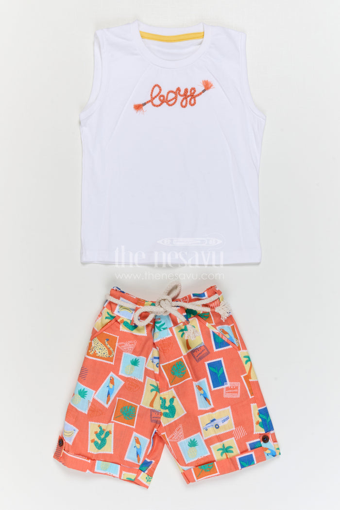 Boys Casual Co Ord Set for Summer Outings and Playtime
