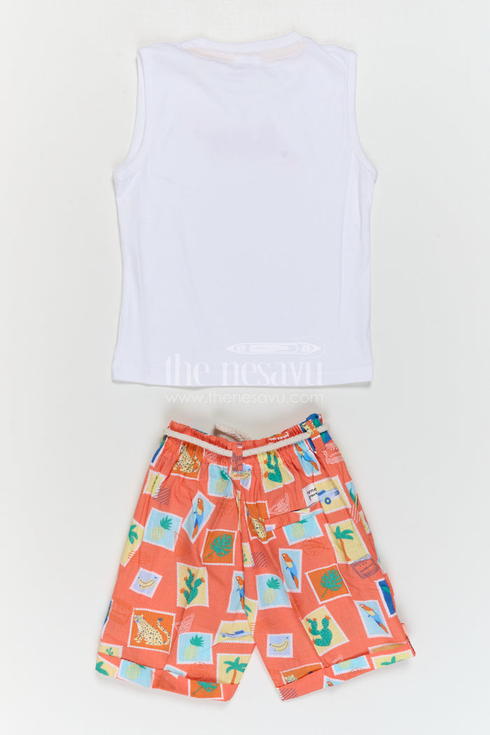 Boys Casual Co Ord Set for Summer Outings and Playtime