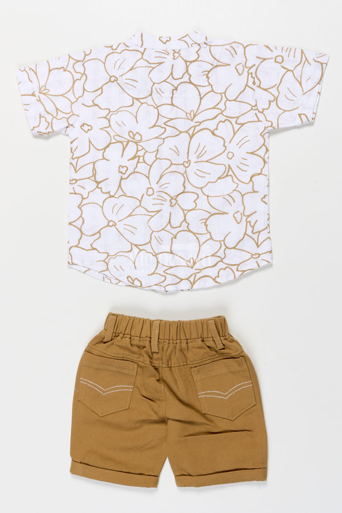 The Nesavu Boys Casual Set Boys Casual Cotton Set for School and Daily Wear Nesavu Nesavu boys casual cotton set digital print school everyday wear