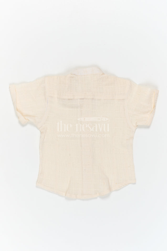 The Nesavu Boys Cotton Shirt Boys Casual Cotton Shirt for Holidays and Weekend Wear Nesavu Nesavu Boys Casual Cotton Shirt For Holidays And Comfortable Everyday Wear