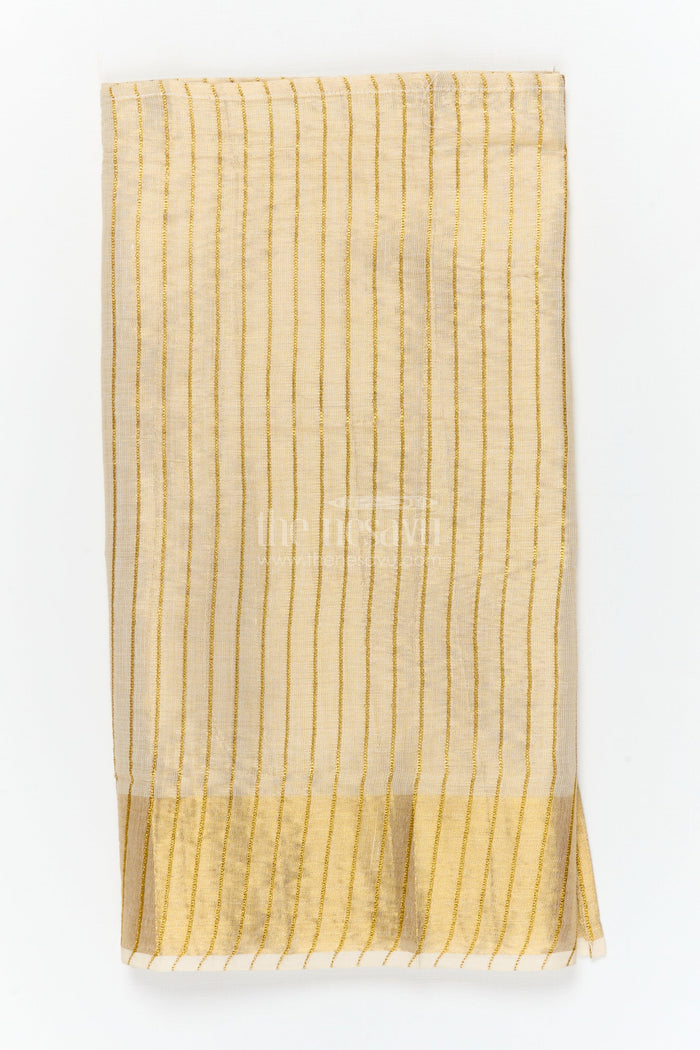 The Nesavu Boys Vesti Boys Checked Vesti for Festivals and Traditional Ceremonies Nesavu Nesavu Kerala cotton boys vesti with checks – perfect for festivals, poojas, and cultural occasions