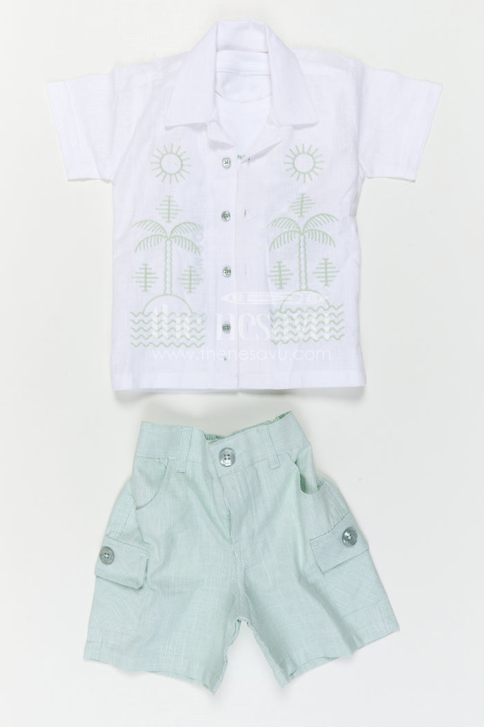 Boys Cotton Casual Set for Daily Wear and Summer Comfort