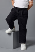 The Nesavu Boys Pant Boys Cotton Pants for Daily Wear and Casual Outings Nesavu 16 (1Y) / Black / Muslin Cotton BWP031J-16 Nesavu Boys Muslin Cotton Pants For Daily Wear Comfortable Breathable Casual Outfit For Kids