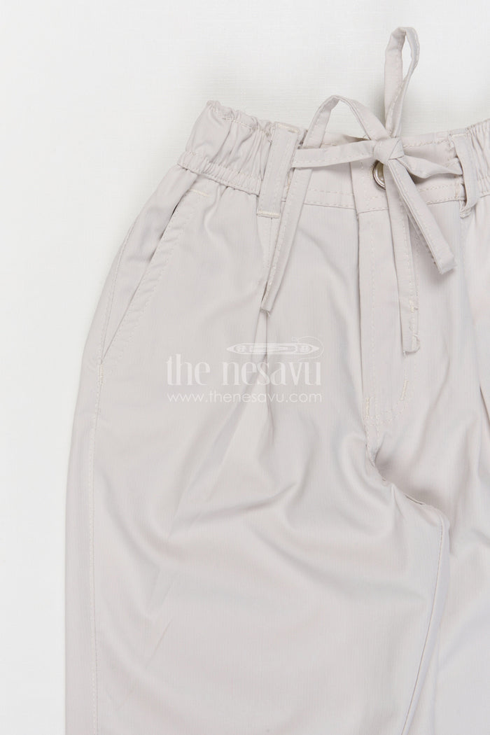 The Nesavu Boys Pant Boys Cotton Pants for School and Casual Plays Nesavu Nesavu boys cotton twill pants for school and everyday casual wear for kids