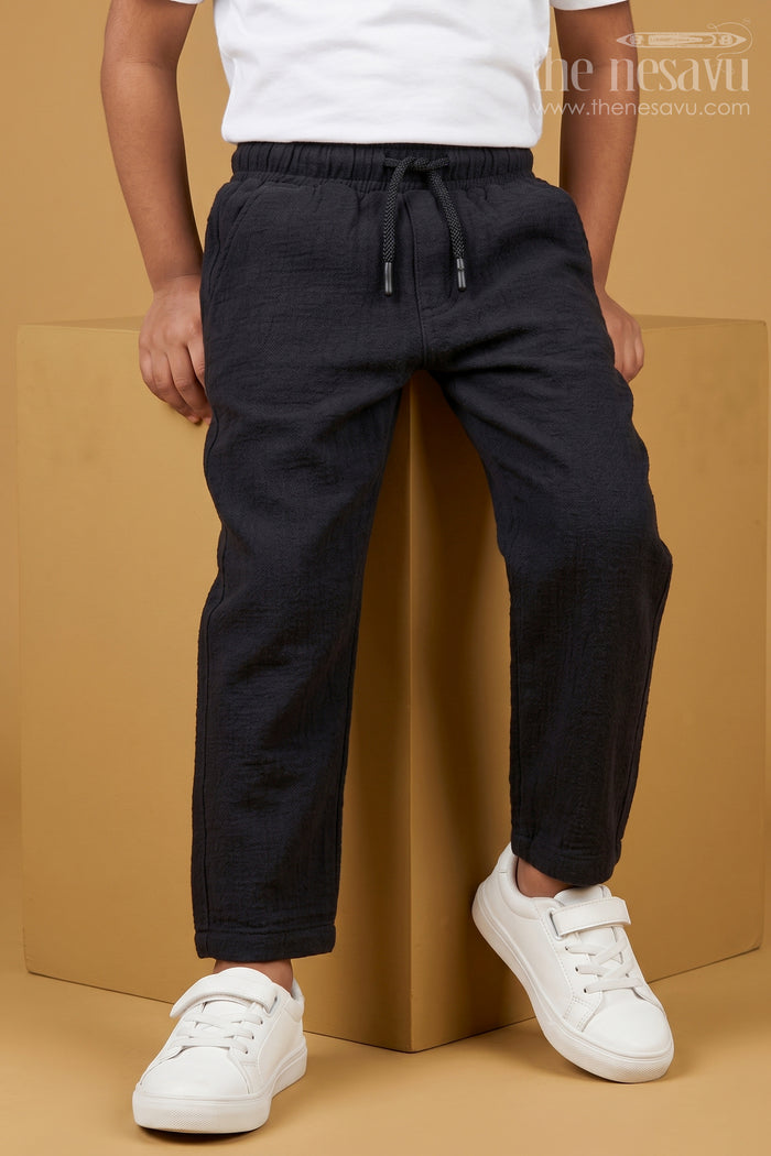 Boys Cotton Pants for School and Everyday Casual Wear