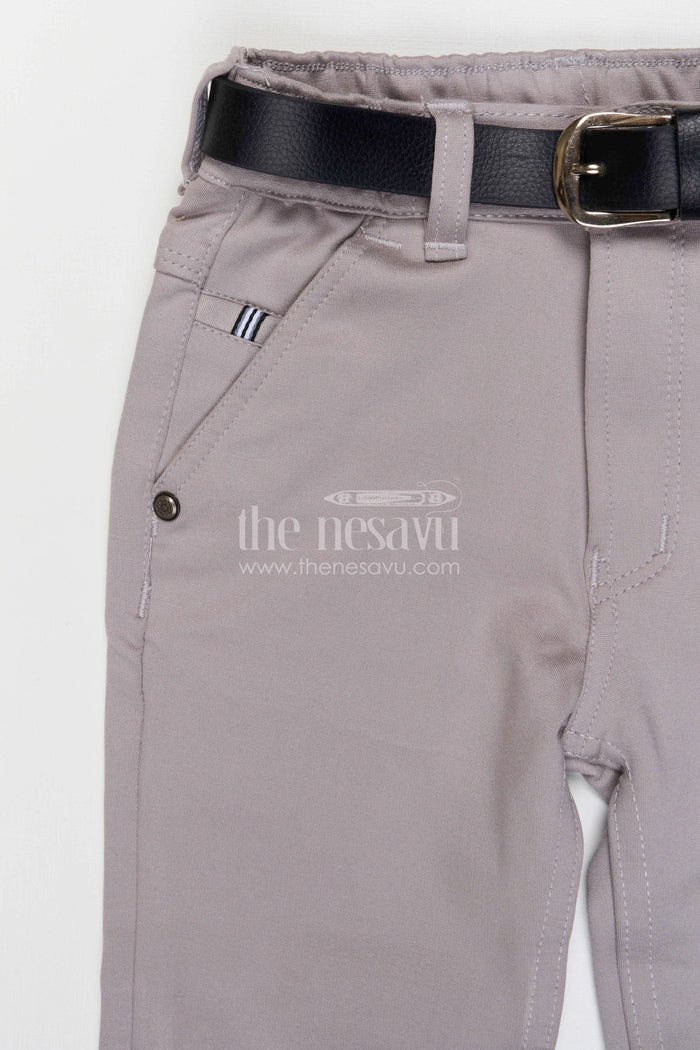 The Nesavu Boys Pant Boys Cotton Pants for School and Everyday Joyfull Events Nesavu Nesavu boys cotton pants for school uniform and everyday casual kids wear