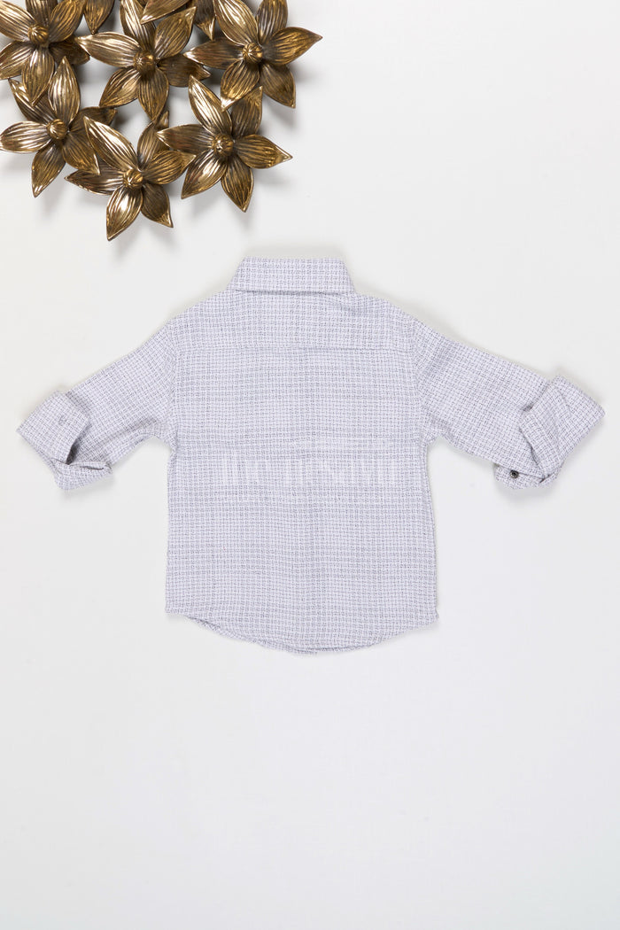 The Nesavu Boys Cotton Shirt Boys Cotton Shirt for Casual Outings and Family Functions Nesavu Nesavu Boys Tweed Cotton Shirt For Casual Outings Family Functions And Smart Everyday Wear