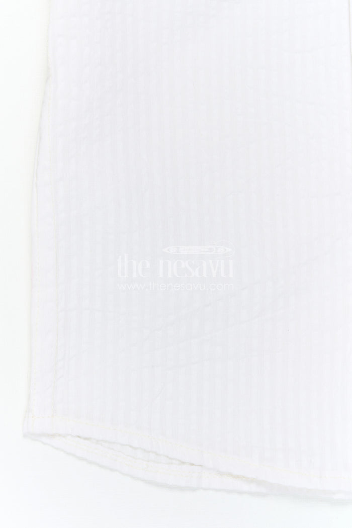 The Nesavu Boys Cotton Shirt Boys Cotton Shirt for Summer Outings and Lightweight Comfort Nesavu Nesavu Boys Seersucker Cotton Shirt For Summer Outings And Daily Wear With Lightweight Breathable Fabric