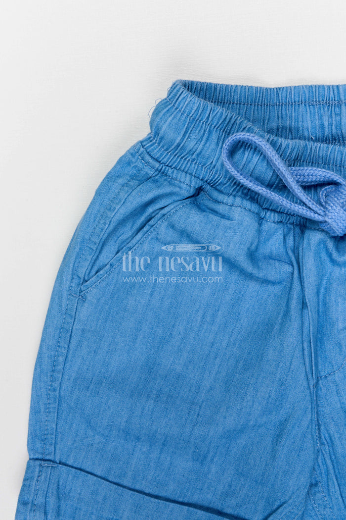 The Nesavu Boys Shorts Boys Cotton Shorts for Sports Practice and Everyday Play Nesavu Nesavu boys cotton shorts for sports practice and everyday play breathable kids drawstring shorts
