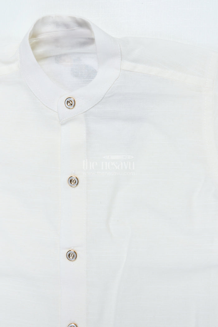 The Nesavu Boys Jacket Sets Boys Cotton Velvet Jacket Set for Weddings and Traditional Events Nesavu Nesavu boys cotton velvet jacket set deer motif festive events ceremonies