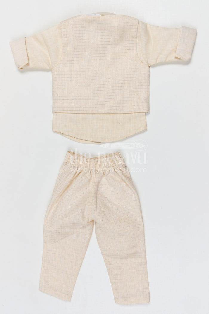 The Nesavu Boys Jacket Sets Boys Ethnic Jacket Set for Festive Events and Family Functions Nesavu Nesavu boys ethnic jacket set for festive occasions weddings and traditional celebrations