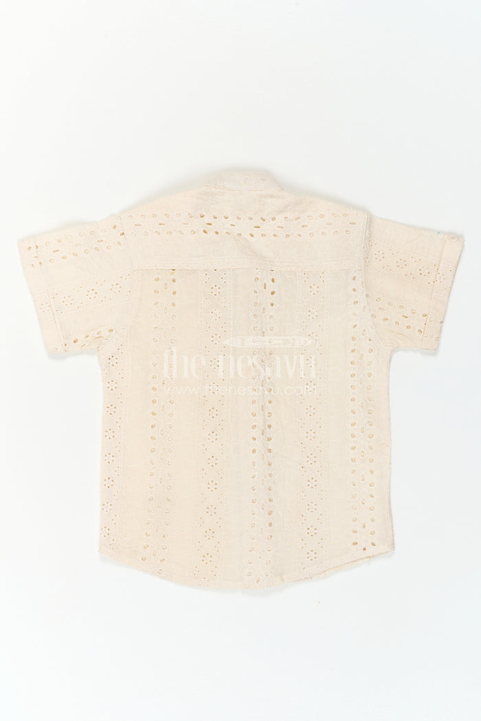 The Nesavu Boys Cotton Shirt Boys Hakoba Shirt for Summer Vacations and Special Day Outings Nesavu Nesavu Boys Hakoba Shirt For Summer Vacations Family Outings And Special Occasions